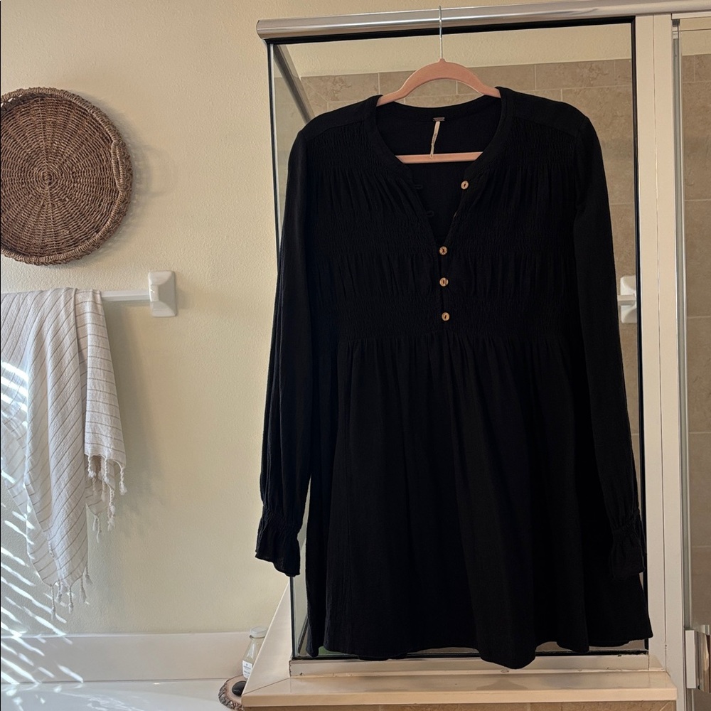 babydoll flowy 100% cotton size S We The Free Mini Dress minimalist free people